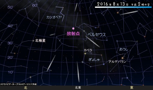 2016年8月13日 午前2時の空