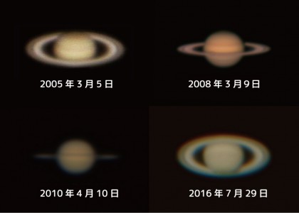 土星 過去の記録画像