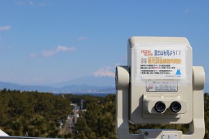 観光望遠鏡で富士山の絶景を見よう！